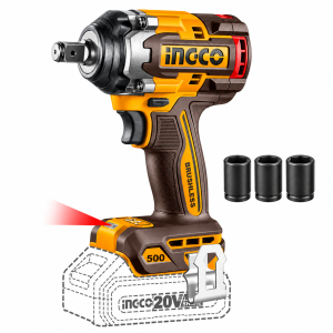 Llave Impacto 1/2" BL 500 Nm 20V INGCO