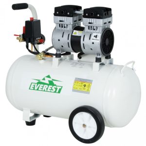 Compresor Libre De Aceite 40 Litros Silencioso  1,05HP 220v EVEREST