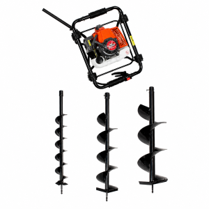 Ahoyador 63cc a Combustion 2 Tiempos Embrague y Caja Reductora EVEREST