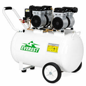 Compresor Libre De Aceite 100 Litros Silencioso  3HP 220v EVEREST