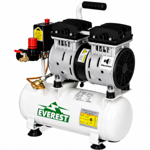 Compresor Libre De Aceite 6 Litros Silencioso  1HP 220v EVEREST