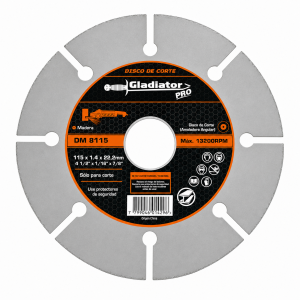 Disco Corte  Madera 4 1/2" Para Esmeril  GLADIATOR