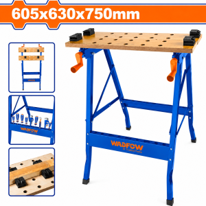 Banco De Trabajo Plegable 100 Kilos 605x630x750MM WADFOW