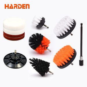 Set Cepillos De Limpieza 11 Piezas Toma  1/4" HARDEN