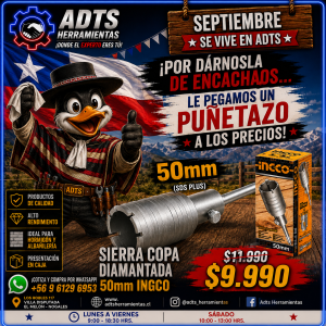 Sierra Copa Diamantada 50mm INGCO