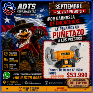 Esmeril De Banco 6" 150w INGCO