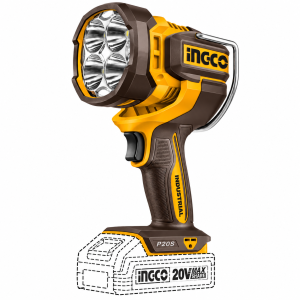 Lampara Led Industrial Inalambrica 800/2500 Lumens m20v INGCO